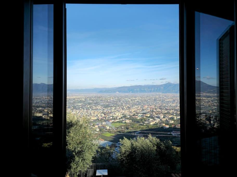Villa Casale Di Lusso Panoramico à Lettere Extérieur photo